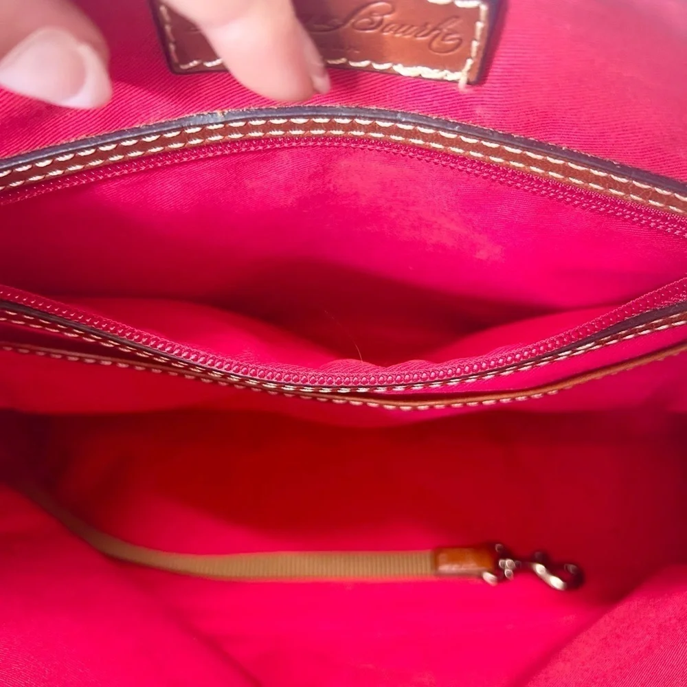 Dooney & Bourke Pebble Grain Hobo Shoulder Bag in Red trending